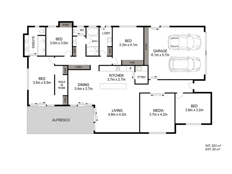 Floorplan of Homely house listing, 9 Flat Top Drive, Woolgoolga NSW 2456