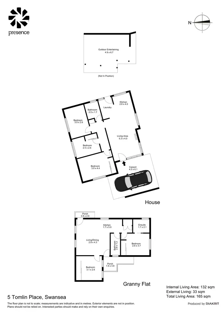 Floorplan of Homely house listing, 5 Tomlin Place, Swansea NSW 2281