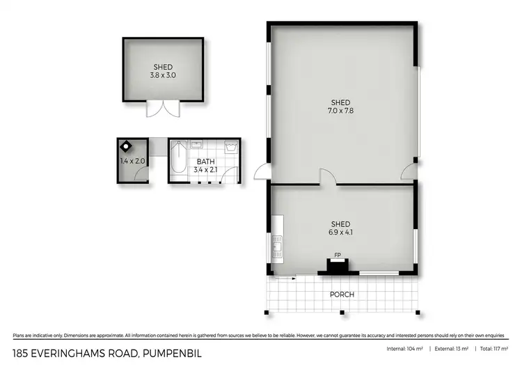 Floorplan of Homely land listing, 185 Everinghams Road, Pumpenbil NSW 2484
