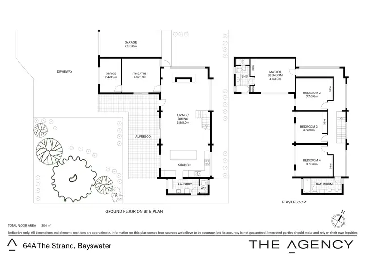 Floorplan of Homely house listing, 64A The Strand, Bayswater WA 6053