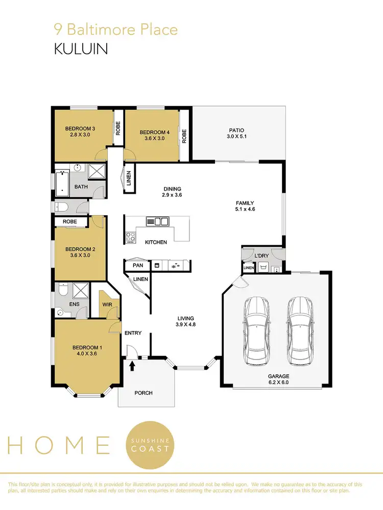 Floorplan of Homely house listing, 9 Baltimore Place, Kuluin QLD 4558