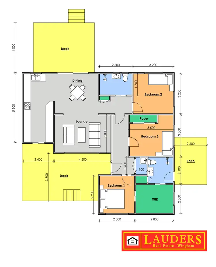 Floorplan of Homely house listing, 19 Keech Street, Wingham NSW 2429