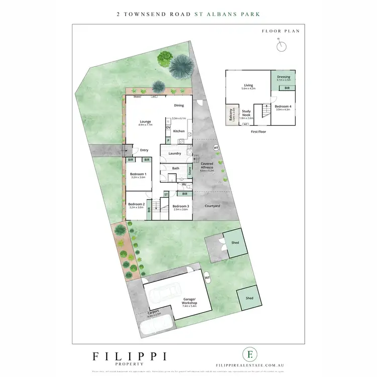 Floorplan of Homely house listing, 2 Townsend Road, St Albans Park VIC 3219