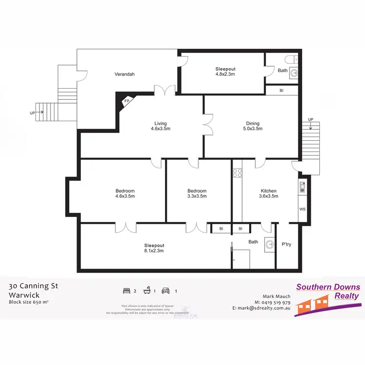 Floorplan of Homely house listing, 30 Canning Street, Warwick QLD 4370