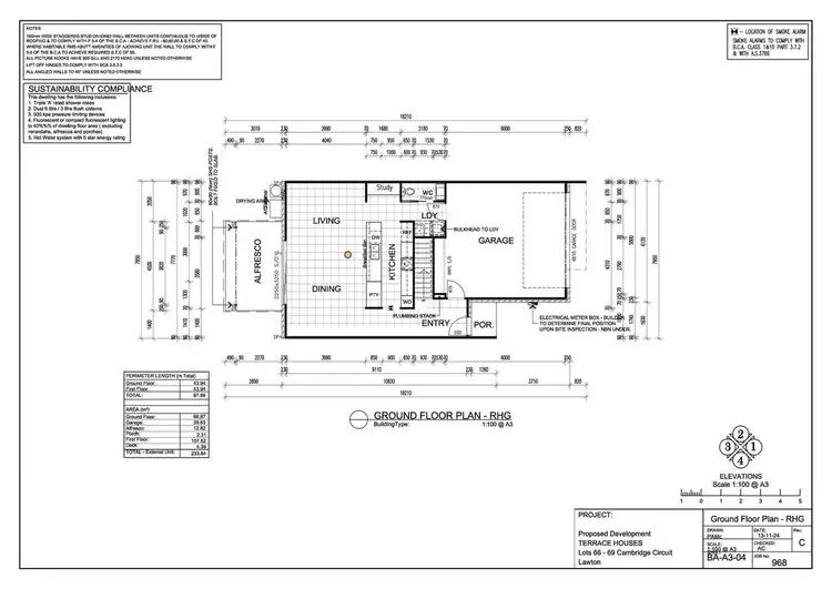 Floorplan of Homely terrace listing, 39 & 45 Cambridge Circuit, Lawnton QLD 4501