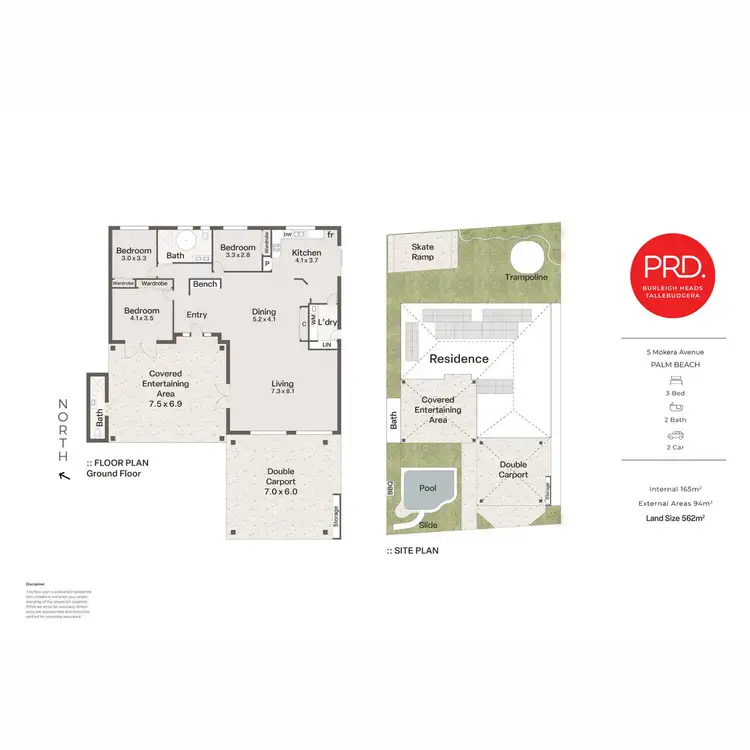 Floorplan of Homely house listing, 5 Mokera Avenue, Palm Beach QLD 4221