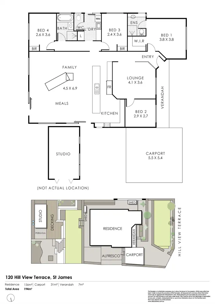 Floorplan of Homely house listing, 120 Hill View Terrace, St James WA 6102