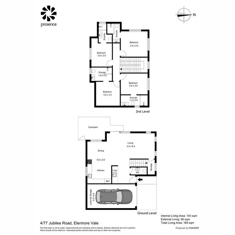 Floorplan of Homely townhouse listing, 4/77 Jubilee Road, Elermore Vale NSW 2287