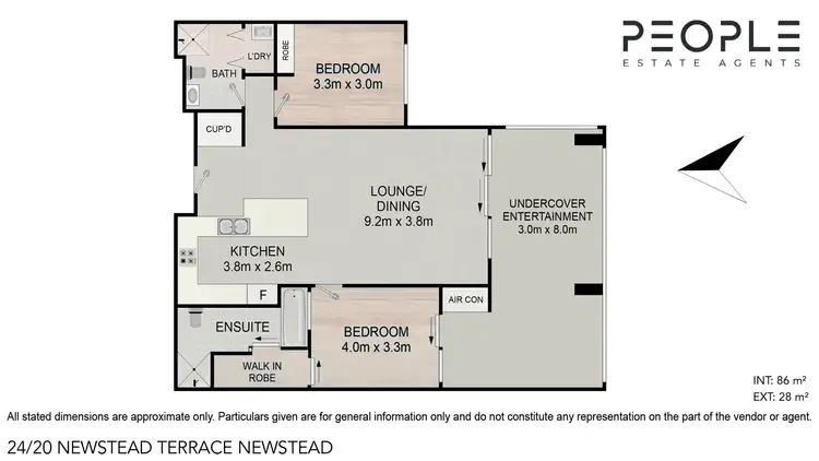 Floorplan of Homely unit listing, 24/20 Newstead Terrace, Newstead QLD 4006