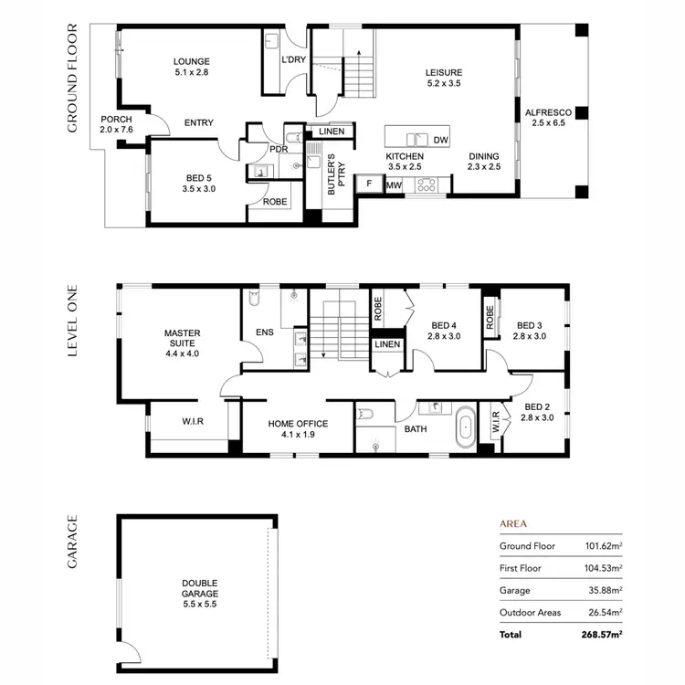 Floorplan of Homely house listing, 23 Sharp Street, Oran Park NSW 2570