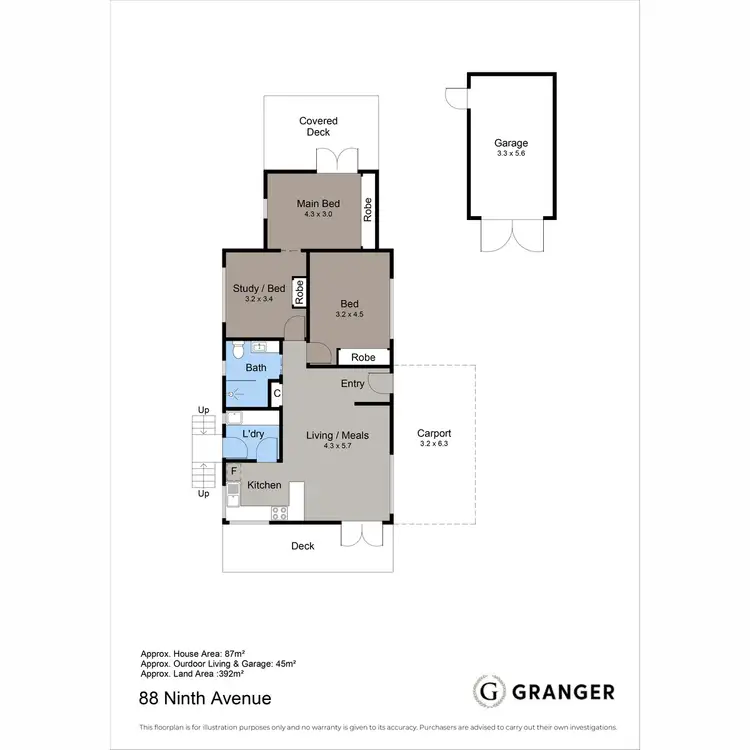 Floorplan of Homely house listing, 88 Ninth Avenue, Rosebud VIC 3939