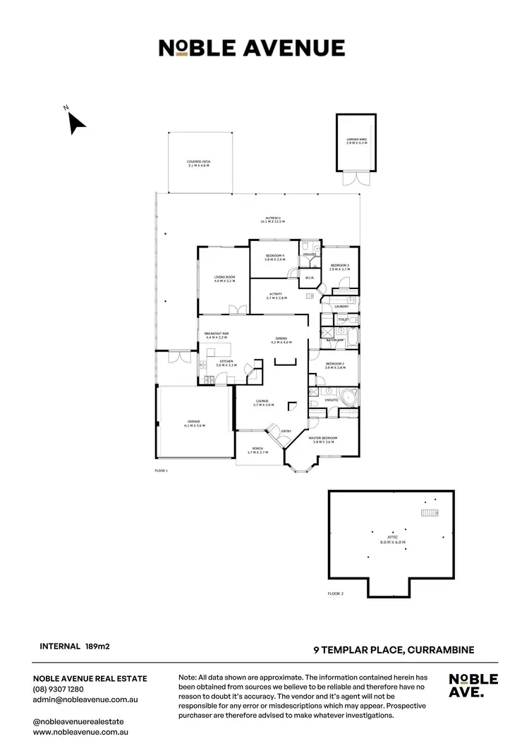 Floorplan of Homely house listing, 9 Templar Place, Currambine WA 6028