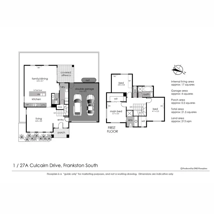 Floorplan of Homely house listing, 1/27a Culcairn Drive, Frankston South VIC 3199