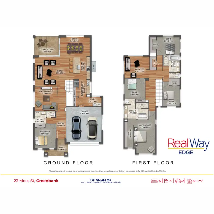 Floorplan of Homely house listing, 23 Moss Street, Greenbank QLD 4124