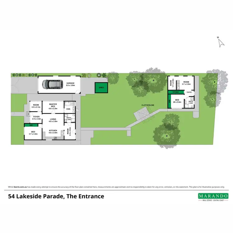 Floorplan of Homely house listing, 54 Lakeside Parade, The Entrance NSW 2261