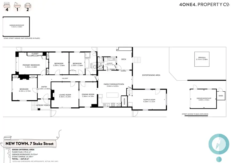 Floorplan of Homely house listing, 7 Stoke Street, New Town TAS 7008