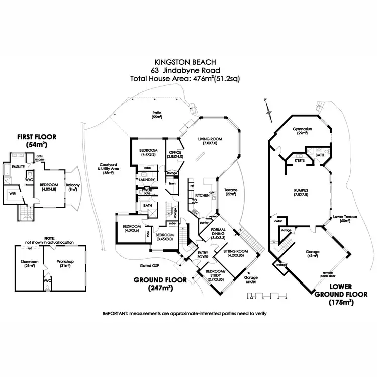 Floorplan of Homely house listing, 63 Jindabyne Road, Kingston Beach TAS 7050