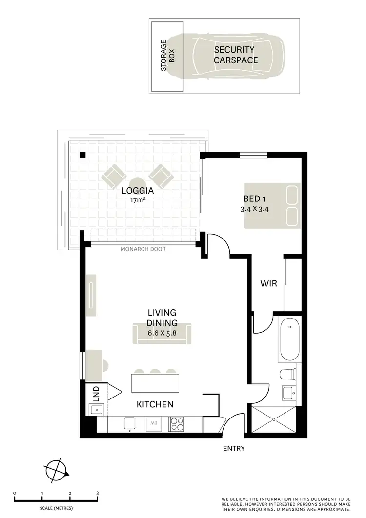 Floorplan of Homely apartment listing, 2602/4 Sterling Circuit, Camperdown NSW 2050
