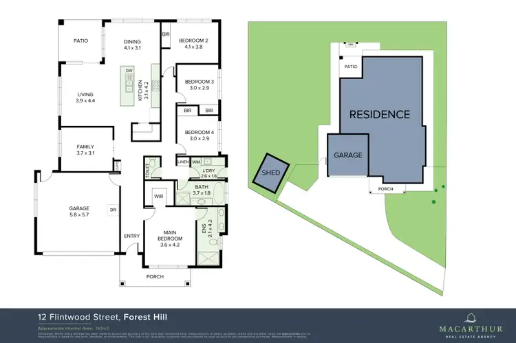 Floorplan of Homely house listing, 12 Flintwood Street, Forest Hill NSW 2651