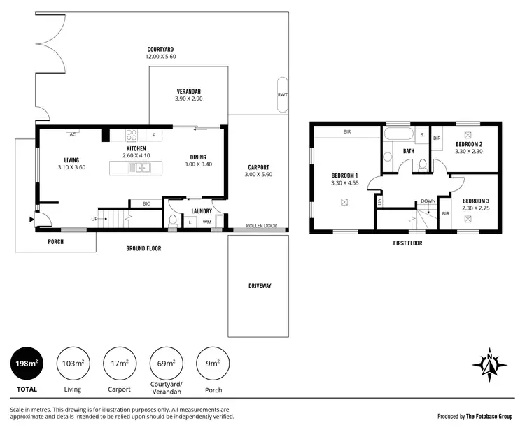 Floorplan of Homely townhouse listing, 18 Waterman Terrace, Mitchell Park SA 5043