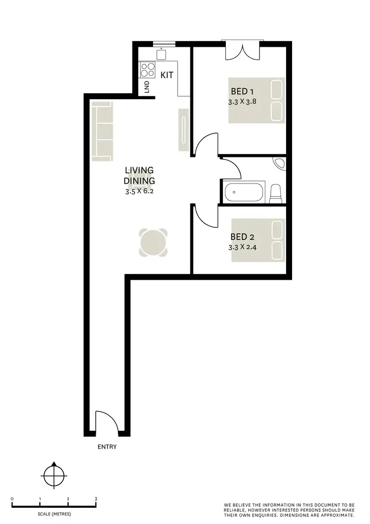 Floorplan of Homely apartment listing, 6/12a Springfield Avenue, Potts Point NSW 2011