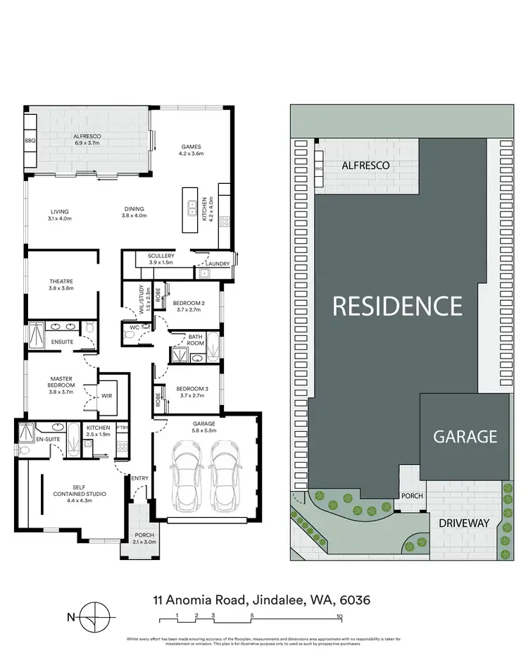 Floorplan of Homely house listing, 11 Anomia Road, Jindalee WA 6036