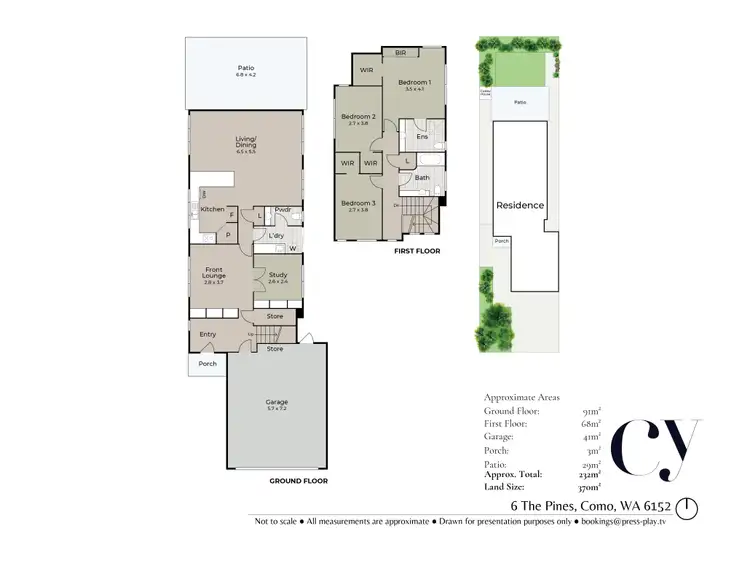 Floorplan of Homely house listing, 6 The Pines, Como WA 6152