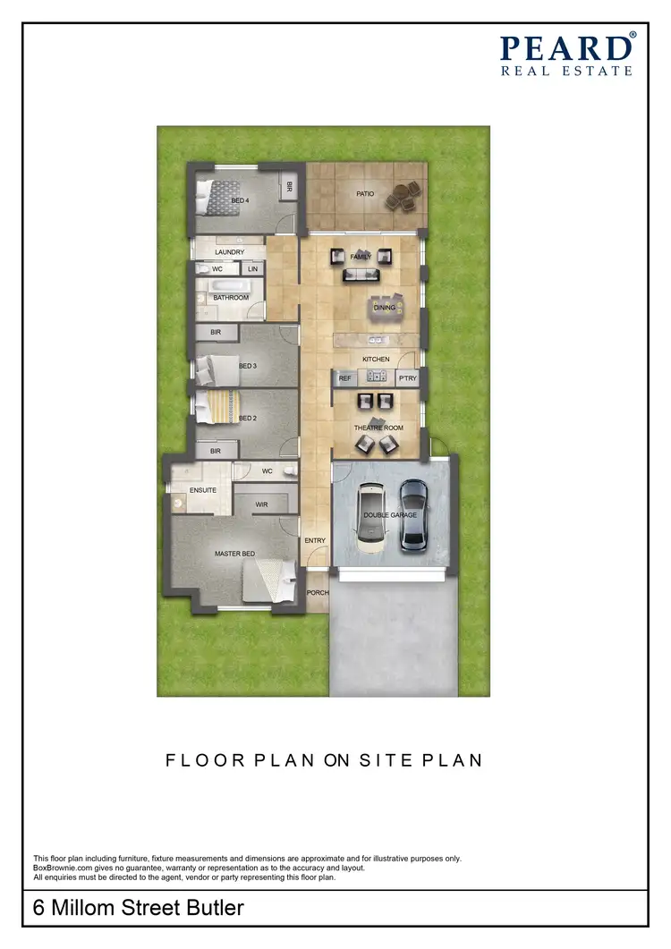 Floorplan of Homely house listing, 6 Millom Street, Butler WA 6036