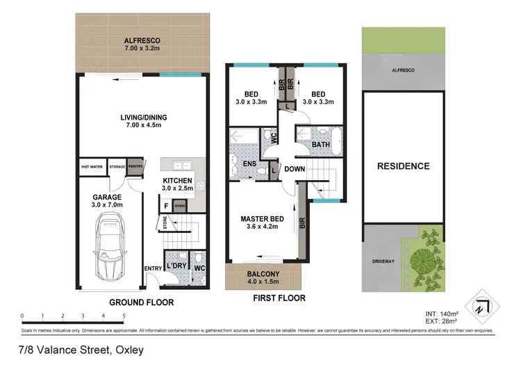 Floorplan of Homely unit listing, 7/8 Valance Street, Oxley QLD 4075