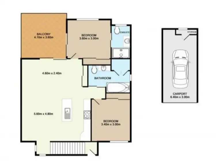 Floorplan of Homely unit listing, 4/27 Steele Street, Holland Park QLD 4121
