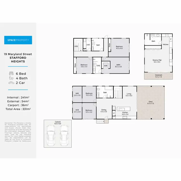 Floorplan of Homely house listing, 19 Maryland Street, Stafford Heights QLD 4053
