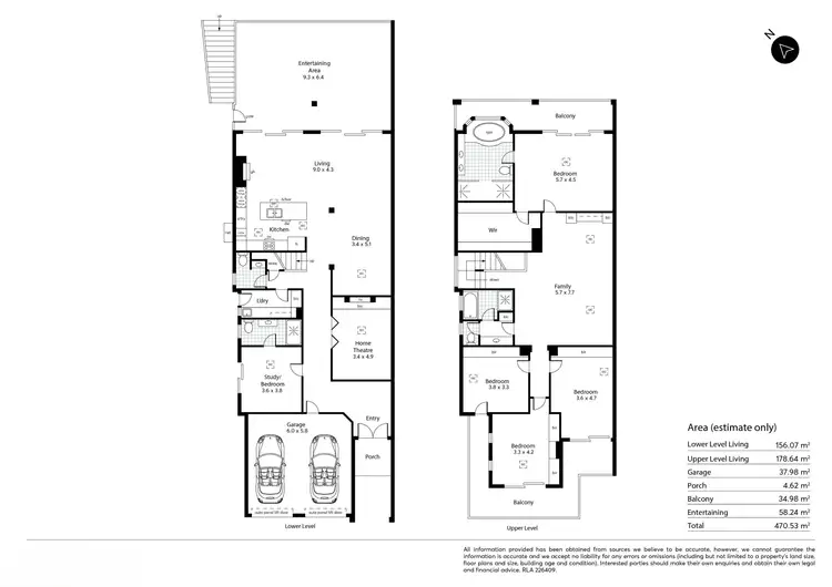 Floorplan of Homely house listing, 43 McDonald Grove, West Lakes SA 5021