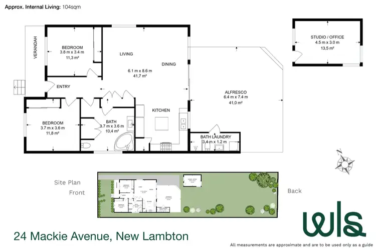 Floorplan of Homely house listing, 24 Mackie Avenue, New Lambton NSW 2305
