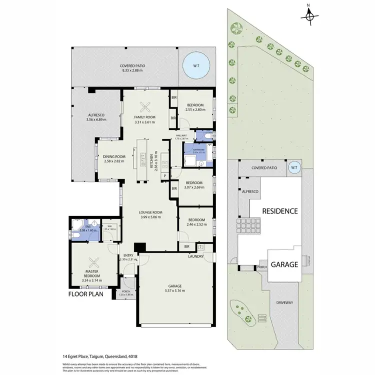 Floorplan of Homely house listing, 14 Egret Place, Taigum QLD 4018