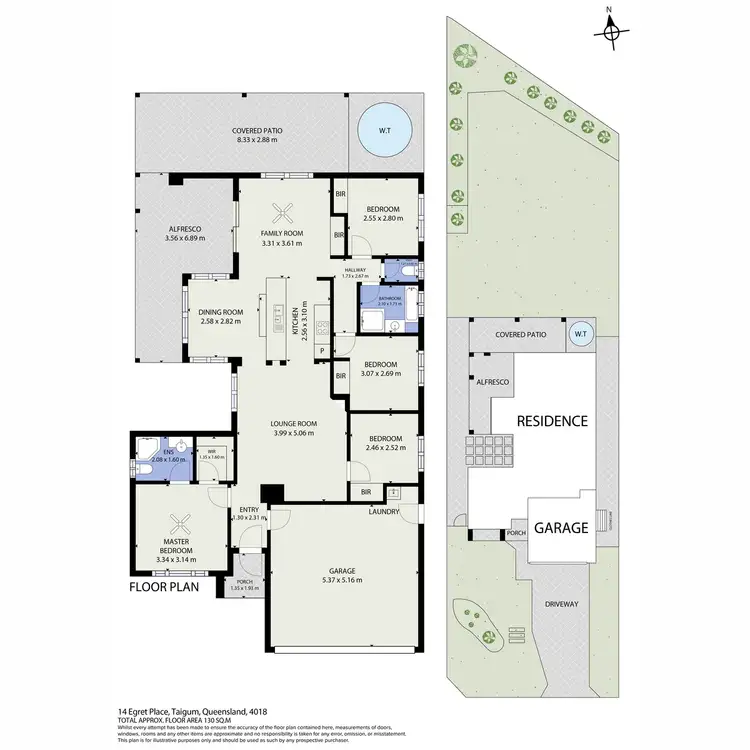 Floorplan of Homely house listing, 14 Egret Place, Taigum QLD 4018