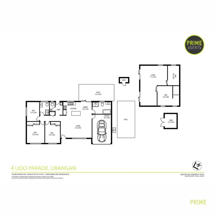 Floorplan of Homely house listing, 4 Lido Parade, Urangan QLD 4655
