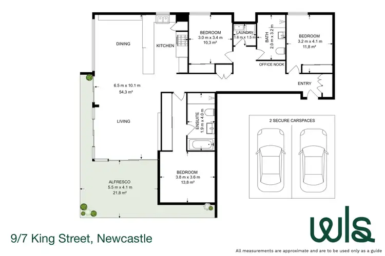 Floorplan of Homely apartment listing, 9/7 King Street, Newcastle NSW 2300