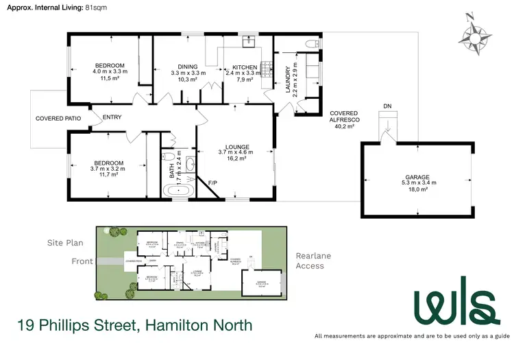 Floorplan of Homely house listing, 19 Phillips Street, Hamilton North NSW 2292