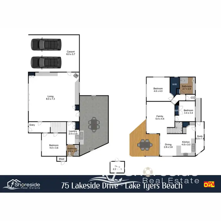 Floorplan of Homely house listing, 75 Lakeside Drive, Lake Tyers Beach VIC 3909