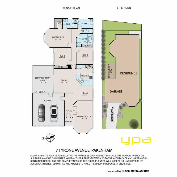 Floorplan of Homely house listing, 7 Tyrone Avenue, Pakenham VIC 3810