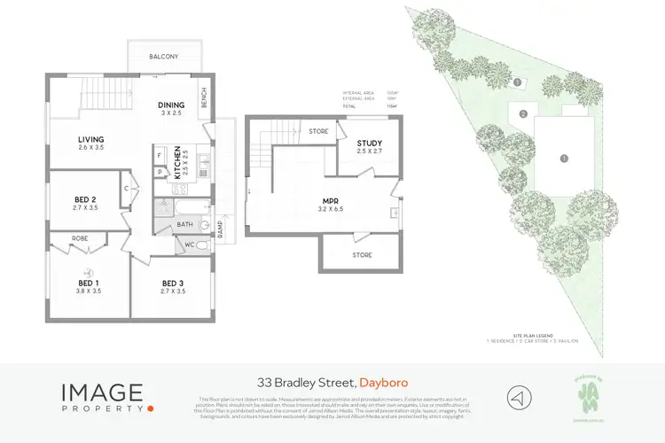 Floorplan of Homely house listing, 33 Bradley Street, Dayboro QLD 4521