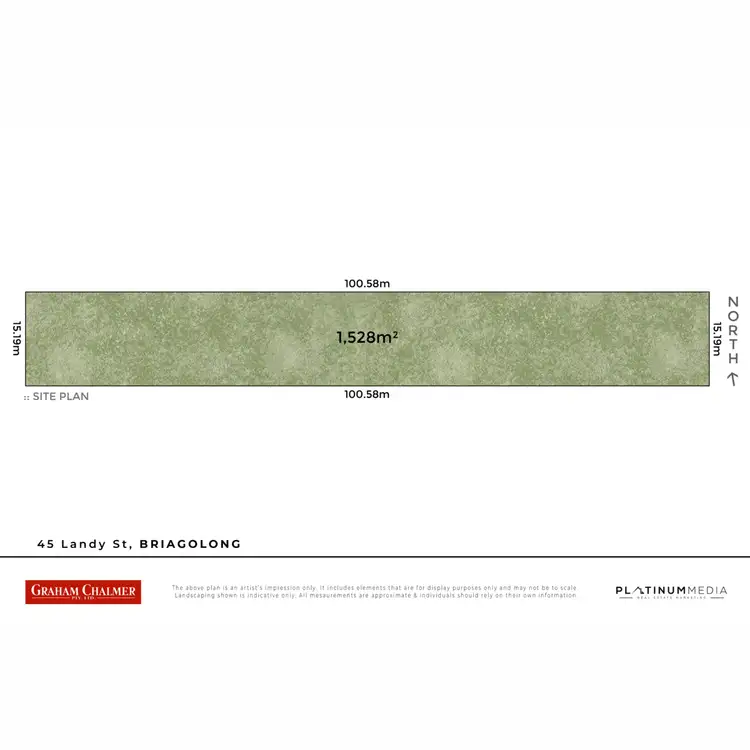 Floorplan of Homely land listing, 45 Landy Street, Briagolong VIC 3860