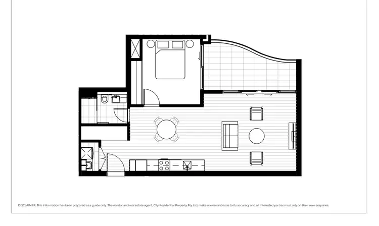 Floorplan of Homely apartment listing, 201/50 Garden Street, Alexandria NSW 2015