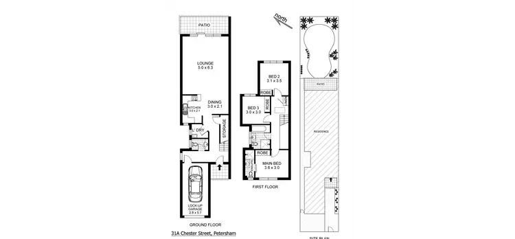 Floorplan of Homely house listing, 31A Chester Street, Petersham NSW 2049