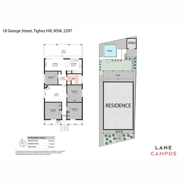 Floorplan of Homely house listing, 18 George Street, Tighes Hill NSW 2297
