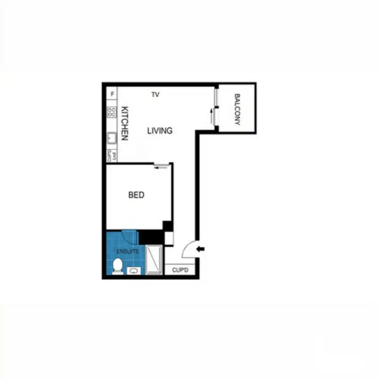 Floorplan of Homely apartment listing, 720/17 Singers Lane, Melbourne VIC 3000