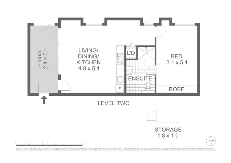 Floorplan of Homely apartment listing, 202/8 Boundary Street, Alexandria NSW 2015