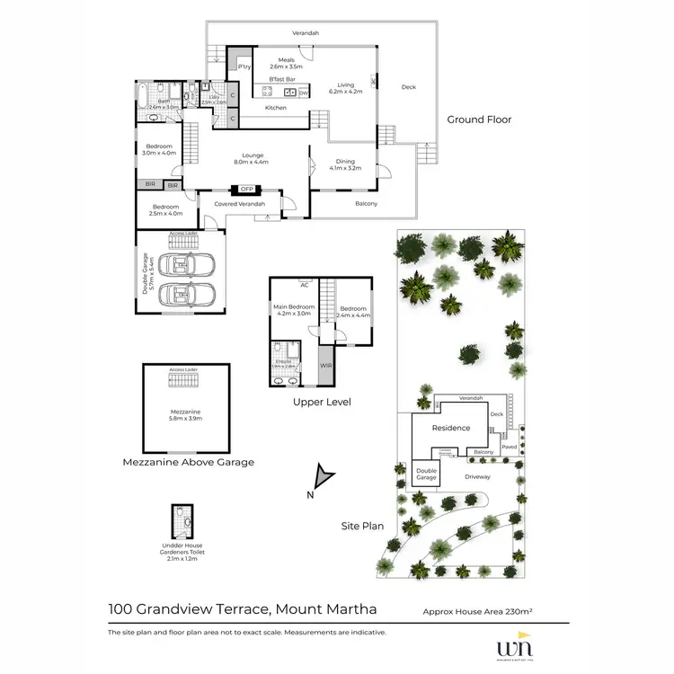 Floorplan of Homely house listing, 100 Grandview Terrace, Mount Martha VIC 3934