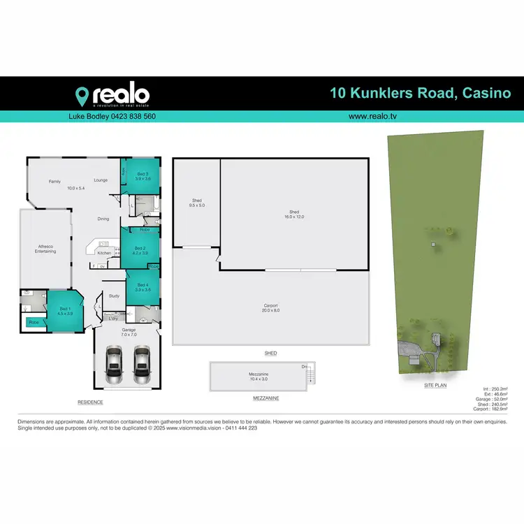 Floorplan of Homely rural property listing, 10 Kunklers Road, Casino NSW 2470