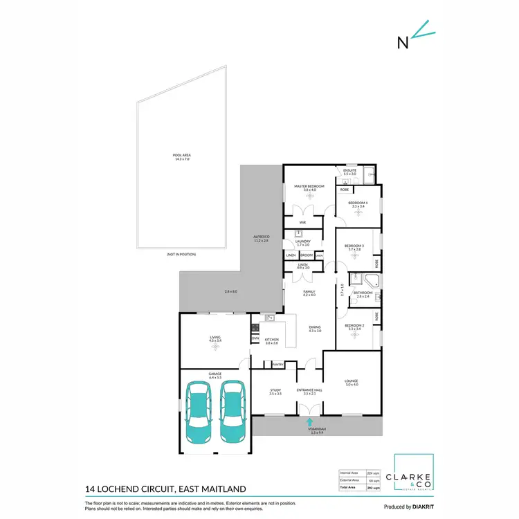 Floorplan of Homely house listing, 14 Lochend Circuit, East Maitland NSW 2323